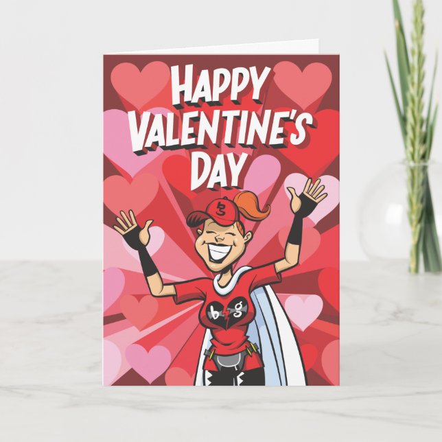 Cartes Pour Fêtes Annuelles Heureuse Sainte-Valentin -- Aucune pression (Devant)