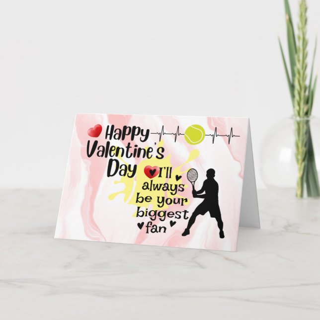 Cartes Pour Fêtes Annuelles Heureuse Sainte-Valentin avec Love coeur rouge Ten (Devant)