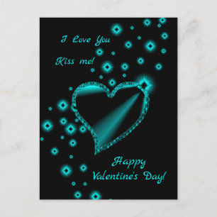 Cartes Pour Fêtes Annuelles Heureuse Sainte-Valentin - Coeur arc-en-ciel avec 