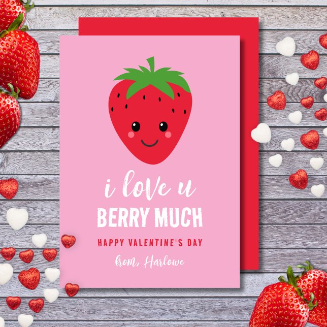 Cartes Pour Fêtes Annuelles Heureuse Sainte-Valentin de classe pour enfants (Créateur téléchargé)