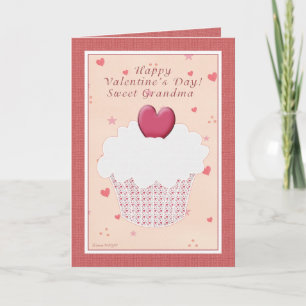 Cartes Pour Fêtes Annuelles Heureuse Sainte-Valentin de grand-maman - petit