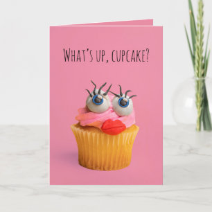 Cartes Pour Fêtes Annuelles Heureuse Sainte-Valentin Funny Cupcake Humour