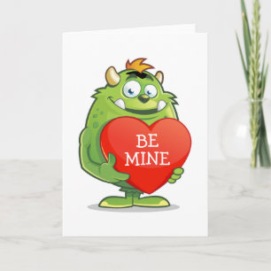 Cartes Pour Fêtes Annuelles HEUREUSE SAINTE-VALENTIN   I Love You Monster