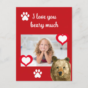 Cartes Pour Fêtes Annuelles Heureuse Sainte-Valentin Je t'aime bien faire atte