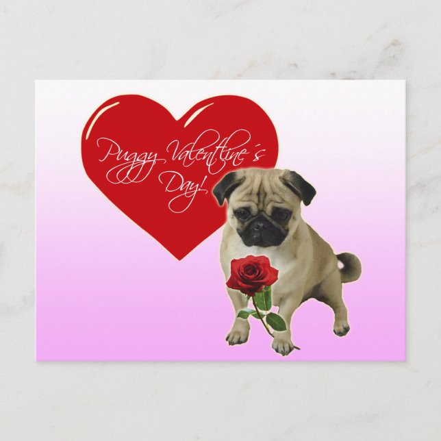 Cartes Pour Fêtes Annuelles Heureuse Sainte-Valentin - Je vous aime - Carlin C (Devant)