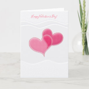 Cartes Pour Fêtes Annuelles Heureuse Sainte-Valentin Jolie salutation élégante