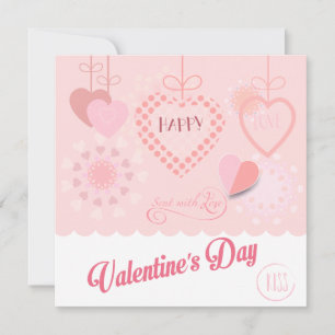 Cartes Pour Fêtes Annuelles Heureuse Sainte-Valentin Jolie salutation élégante