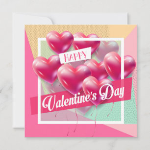 Cartes Pour Fêtes Annuelles Heureuse Sainte-Valentin Lovely Trendy Greeting