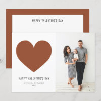 Heureuse Sainte-Valentin minimaliste du coeur de t