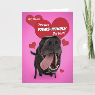 Cartes Pour Fêtes Annuelles Heureuse Sainte-Valentin Nom personnalisé Funny Ch