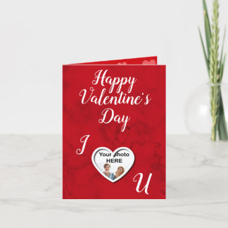 Cartes Pour Fêtes Annuelles Heureuse Sainte-Valentin photo personnalisé