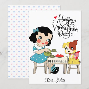Cartes Pour Fêtes Annuelles Heureuse Sainte-Valentin   Pour toujours ma mignon