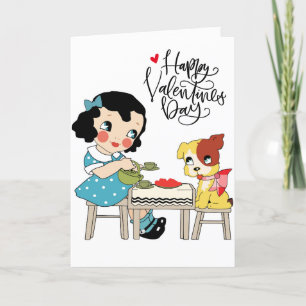 Cartes Pour Fêtes Annuelles Heureuse Sainte-Valentin   Pour toujours ma mignon