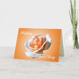 Cartes Pour Fêtes Annuelles Heureuse Sainte-Valentin, rose jaune