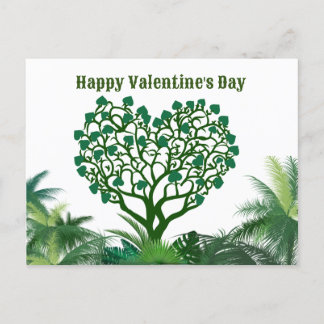 Cartes Pour Fêtes Annuelles Heureuse Sainte-Valentin vert naturel pour vous