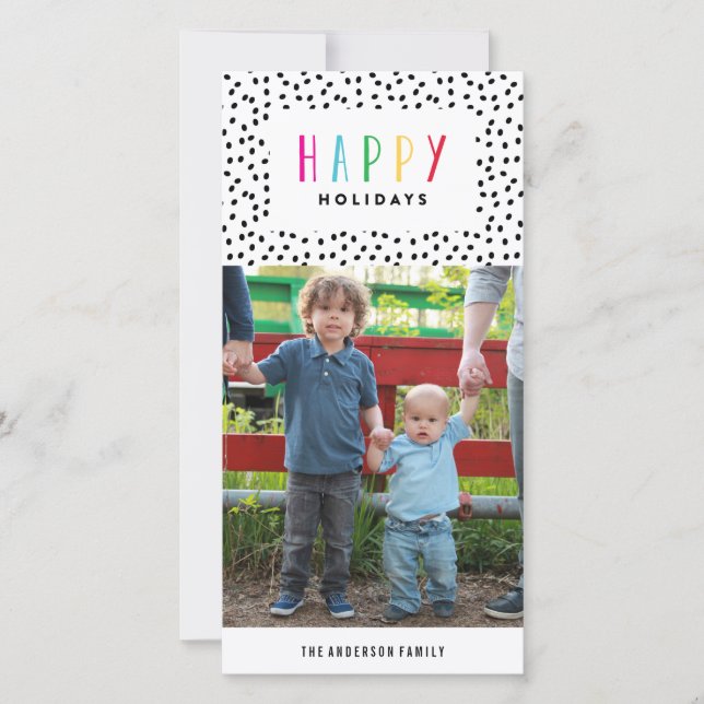 Cartes Pour Fêtes Annuelles Heureux (Devant)