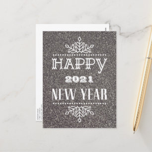Cartes Pour Fêtes Annuelles HEUREUX 2021 NOUVELLE ANNÉE   Entreprise moderne
