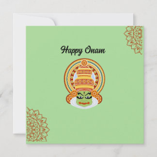 Cartes Pour Fêtes Annuelles heureux accueil onam