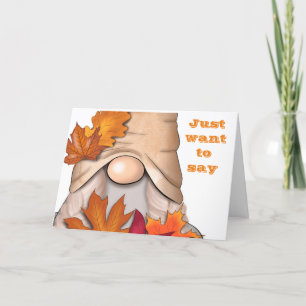 CARTES POUR FÊTES ANNUELLES HEUREUX **ANNIVERNE*** POUR VOUS DE GNOME! HOLID