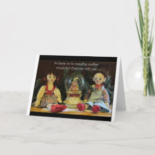 Cartes Pour Fêtes Annuelles Heureux de passer un autre Noël avec vous