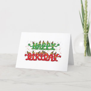 CARTES POUR FÊTES ANNUELLES HEUREUX ***DÉCEMBRE*** ANNIVERSAIRE