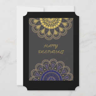Cartes Pour Fêtes Annuelles heureux deepavali