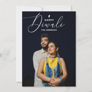 Cartes Pour Fêtes Annuelles Heureux Diwali. Fête élégante de lumières. Inde