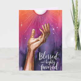 Cartes Pour Fêtes Annuelles Heureux et hautement favorisés | Noël noir