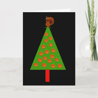 CARTES POUR FÊTES ANNUELLES HEUREUX HALLOWGIVEMAS