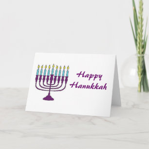 Cartes Pour Fêtes Annuelles Heureux Hanoukka Shalom