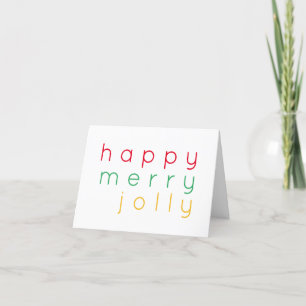 Cartes Pour Fêtes Annuelles HEUREUX JETER JOLLY Note Card