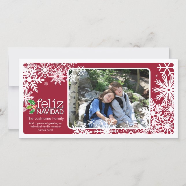 Cartes Pour Fêtes Annuelles Heureux Noël - 1 photo (Devant)