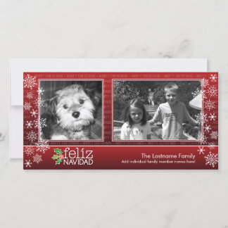 Cartes Pour Fêtes Annuelles Heureux Noël - collage de 2 photos