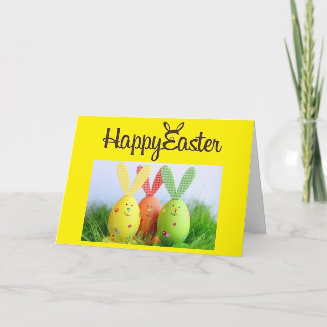 CARTES POUR FÊTES ANNUELLES HEUREUX PÂQUES À MON BUNNY DE ***HONEY*** (Devant)