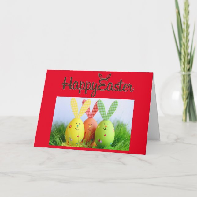CARTES POUR FÊTES ANNUELLES HEUREUX PÂQUES À MON BUNNY DE ***HONEY*** (Devant)
