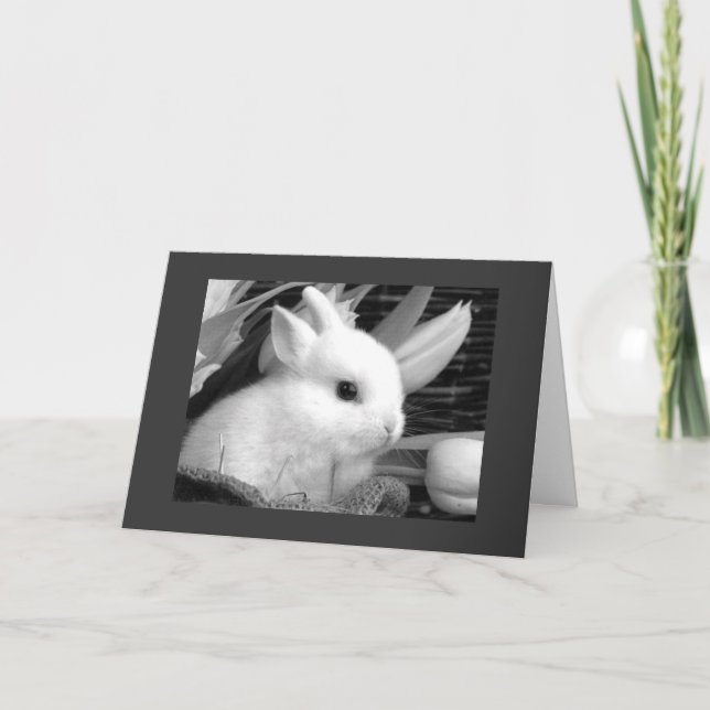 CARTES POUR FÊTES ANNUELLES HEUREUX PÂQUES À MON "BUNNY HONEY" (Devant)