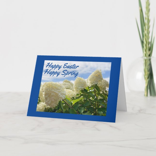 CARTES POUR FÊTES ANNUELLES HEUREUX PÂQUES/PRINTEMPS/TOUT (Devant)