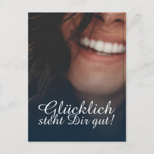 Cartes Pour Fêtes Annuelles Heureux vous va bien ! - Bleu