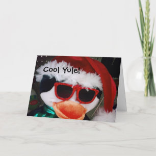 CARTES POUR FÊTES ANNUELLES HEY DODE "AVEZ UN YULE COOL" DIT PENGUIN