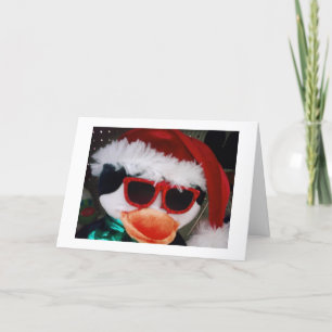 CARTES POUR FÊTES ANNUELLES HEY DUDE ONT UN "YULE COOL" DIT ANIMAL STUFFED