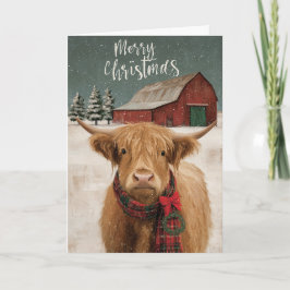 Cartes Pour Fêtes Annuelles Highland Holiday