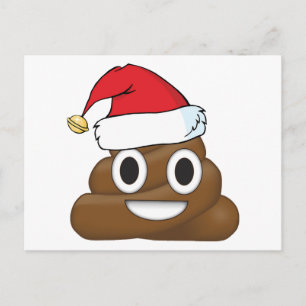 Cartes Pour Fêtes Annuelles Hilarié Xmas Poop Emoji