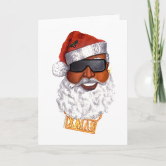Cartes Pour Fêtes Annuelles Hip hop Père Noël