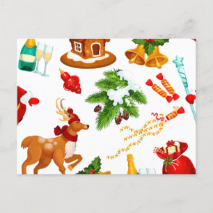 Cartes Pour Fêtes Annuelles Histoire du jouet Joyeux Motif de Noël