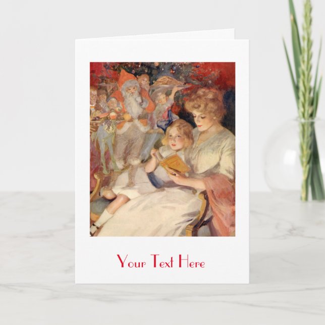 Cartes Pour Fêtes Annuelles Histoire pour endormir sur Noël Ève (Devant)