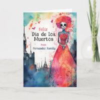 Histoires d'aquarelle majestic : Dia de Muertos