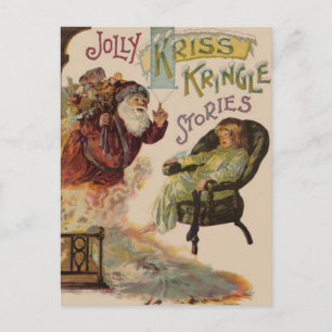 Cartes Pour Fêtes Annuelles Histoires de Kriss Kringle de Père Noël