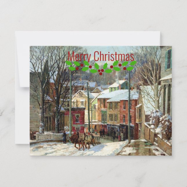 Cartes Pour Fêtes Annuelles Hiver à Gloucester - Joyeux Noël ! (Devant)