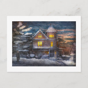Cartes Pour Fêtes Annuelles Hiver - Clinton, NJ - Un Noël victorien