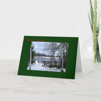 Cartes Pour Fêtes Annuelles Hiver dans le Wisconsin